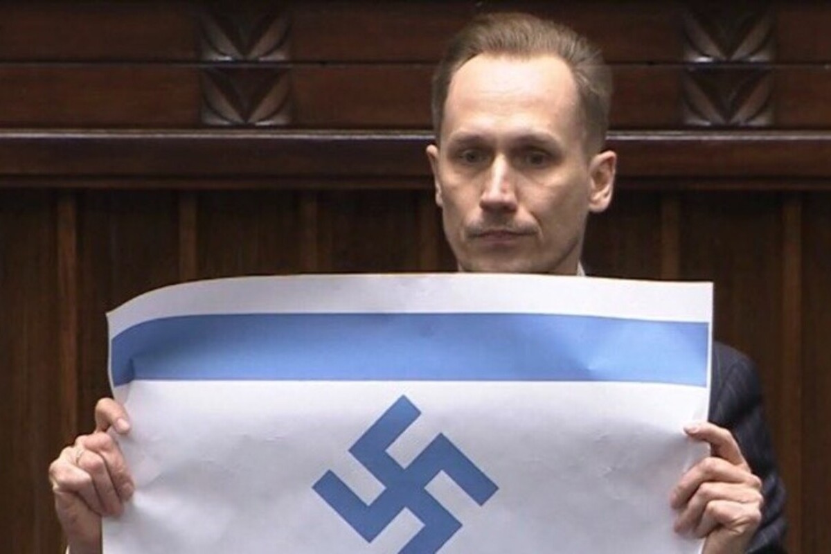 Polish parliament member Konrad Berkowicz. [Photo/AA]