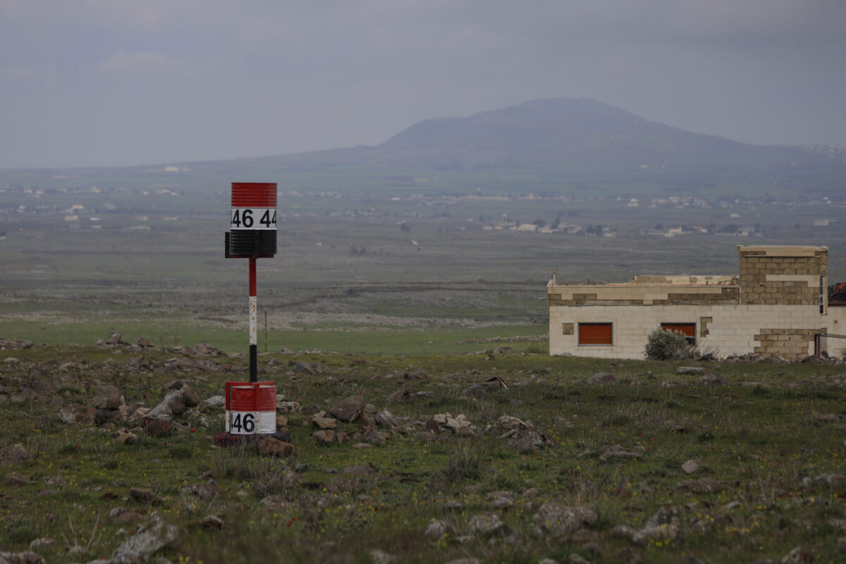A view of Circassian village at the countryside of Quneitra, Syria on March 26, 2026. [Enver Asfur - Anadolu Agency]