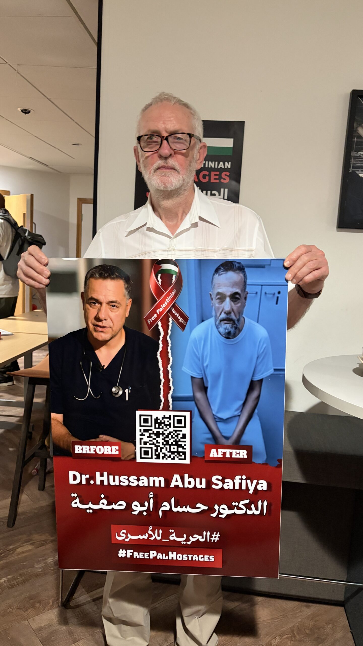 Jeremy Corbyn at the Red Ribbons event in London on 19 June 2026
