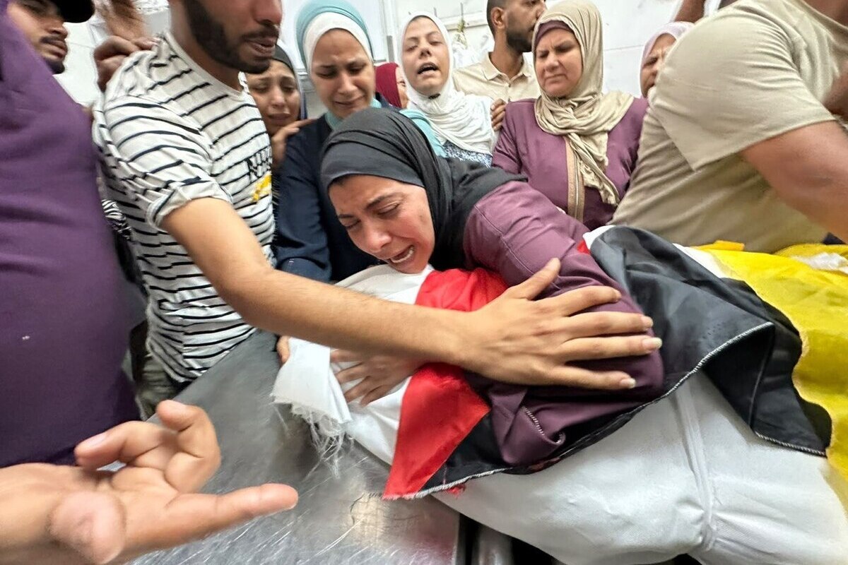 Large-scale funeral processions have been held across the Gaza Strip for Palestinians killed in recent Israeli strikes. [Mohammed Asad/Middle East Monitor]