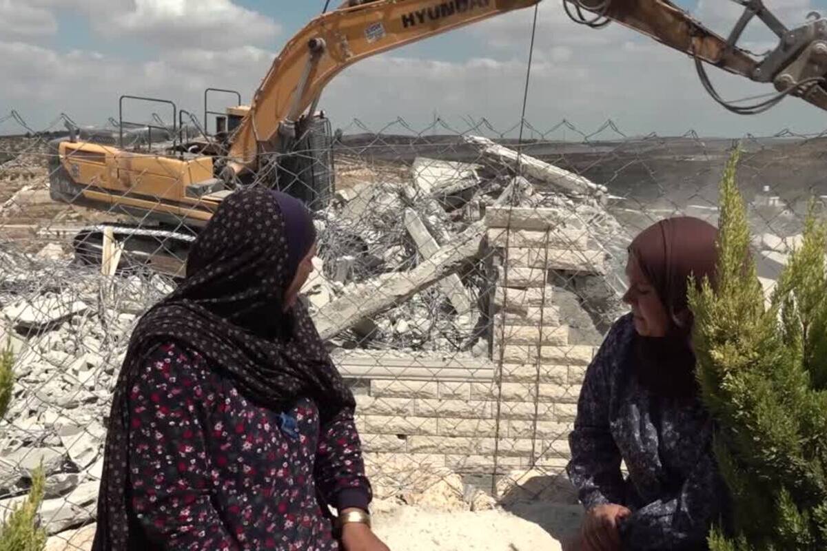 Israeli military demolishes Palestinian home in West Bank village