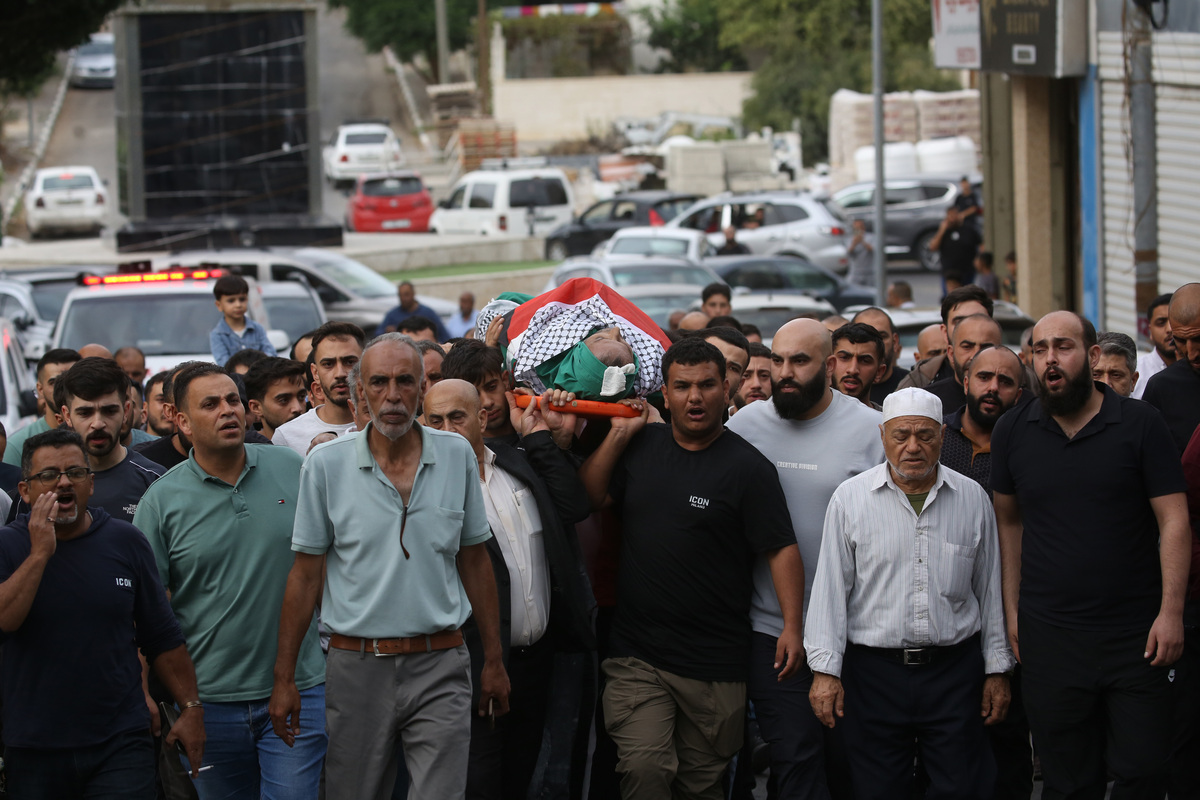 Muddle Easy Funeral ceremony for 51-year-old Palestinian man killed by Israeli fire ...
